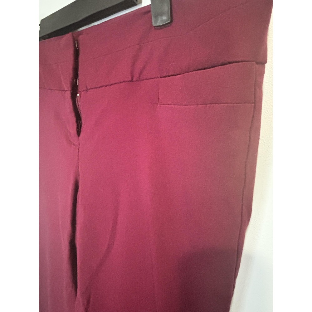 The Limited Pants‎ Womens 10 Red Ideal Stretch Dress Trouser Work Office Career